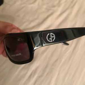 Giorgio Armani Crystal logo Sunglasses